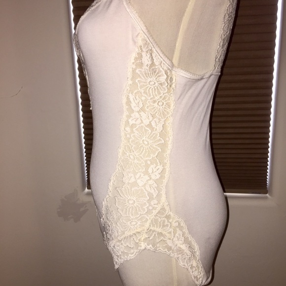 Body Suit with Lace Inserts - Picture 5 of 6